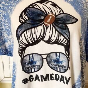 Dallas Cowboys Game Day Sublimated Handmade Graphic Tee